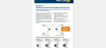 Um braço de controle MEYLE-HD substitui três partes OE!